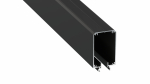 Lumines profile type Talia M2 lacquered black, 1 m