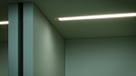 Profile LUMINES type axin black anodized 3 m