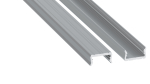 Profile LUMINES type atom silver anodized 4,15 m