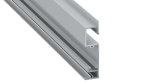 Lumines profile type Flaro anodized silver, 2,02 m