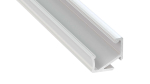 Lumines profile type H lacquered white, 1 m