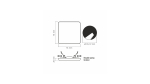 Downlight Frameless 9W Square Neutral