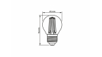 LED source E27 6W G45 Filament Neutral White