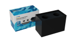 Ceiling spotlight fixture SPOT KALA 2x square black