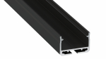 Lumines profile type Sileda lacquered black, 1 m