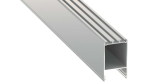 Lumines profile type CLARO anodized silver, 1 m