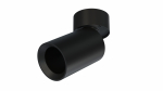 Bendable/rotatable ceiling spotlight fixture SPOT LUMI rotating black