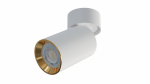 Bendable/rotatable ceiling spotlight fixture SPOT LUMI rotating white