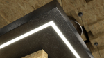 Lumines profile type B anodized inox, 3 m