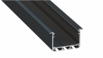 Lumines profile type INSO lacquered black 2 m