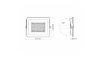 LED Floodligh 100W NW SMD IP65, White