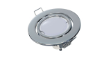 Ceiling lighting point fitting VEPA round adjustable chrome