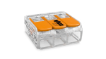 WAGO 3x2.5 connector, transparent