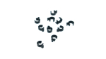 LUMINES calble fi 5mm holder, black