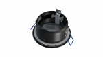 Ceiling lighting point fitting LISA cast round Fixted black