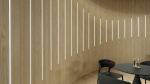 Lumines profile type W lacquered white 3 m