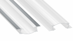 Lumines profile type Veda lacquered white, 3 m