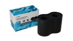 Ceiling spotlight fixture SPOT LENO 2x round black