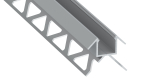 Profile LUMINES type CANTO silver anodized 3 m