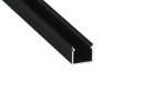 Lumines profile type SEI black anodized, 3 m