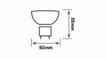 LED source GU10 3W Warm white