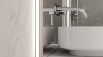 Lumines profile type D lacquered white, 3 m