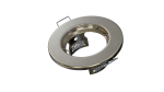 Ceiling lighting point fitting SARA round Fixted satin