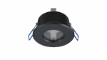 Ceiling lighting point fitting LISA cast round Fixted black