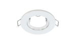 Ceiling lighting point fitting SARA round Fixted white