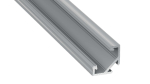 Lumines profile type C anodized silver, 3 m